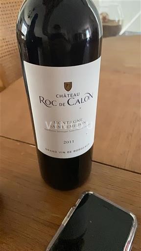 Bordéus Montagne-saint-émilion Château Roc de Calon 2011
