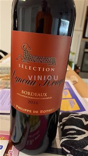Bordéus Baron Philippe de Rothschild Sélection Agneau Rouge 2016