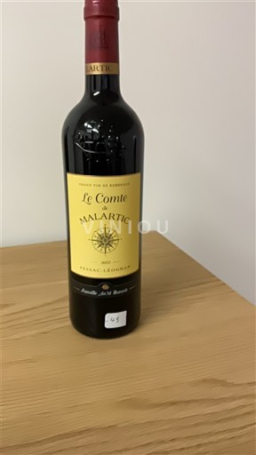 Bordeaux Pessac-Léognan Le Comte de Malartic 2022