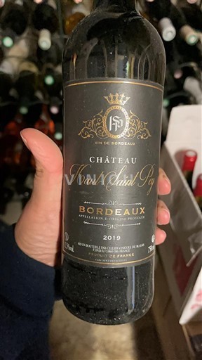 Bordeaux Château Haut Saint Pey 2019
