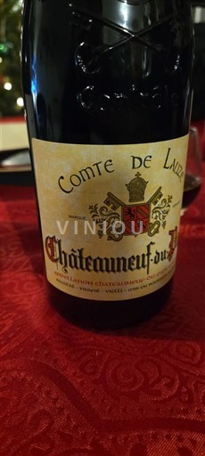 Thung lũng Rhône Châteauneuf-du-pape Comte de Lauze 2020