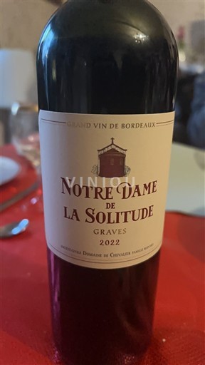 Bordeaux Graves Notre Dame de la Solitude 2022