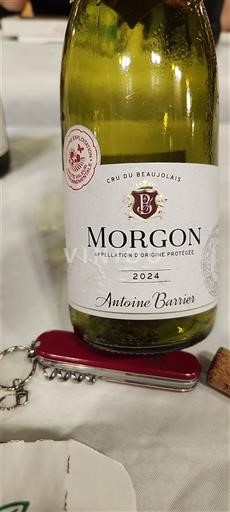 Beaujolais Morgon Antoine Barrier 2024