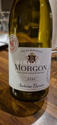 Beaujolais Morgon Antoine Barrier 2024