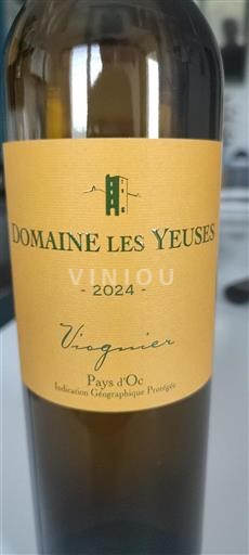 Languedoc-Roussillon Pays d'Oc Domaine Les Yeuses Viognier 2024