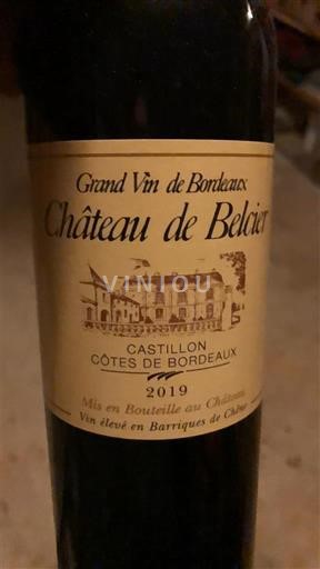 Bordeaux Castillon-côtes-de-bordeaux Château Belcier 2019