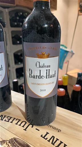 Burdeos Saint-Émilion Gran Cru Grand Cru Château Barde-Haut 2018