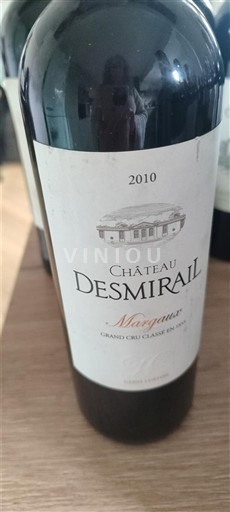 Bordeaux Margaux Grand Cru Château Desmirail 2010