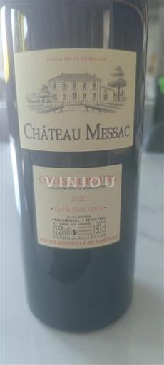 Bordeaux Côtes-de-bourg Château Messac Excellence 2020