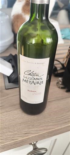 Bordeaux Château La Grande Métairie 2016