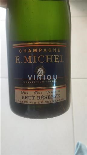 Champaña Champán E. Michel Brut Réserve Sin añada