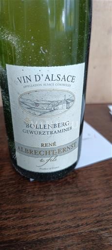 Alsacia Grand Cru Château René Albrecht-Ernst Bollenberg Gewurztraminer 2010