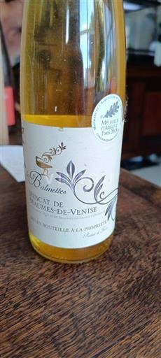 Valle del Rodano Moscato di Beaumes-de-Venise Les Balmettes 2014