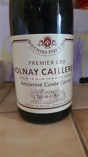 Bourgogne Volnay Premier Cru Bouchard Père & Fils Ancienne Carnot Ikke årgangsbestemt