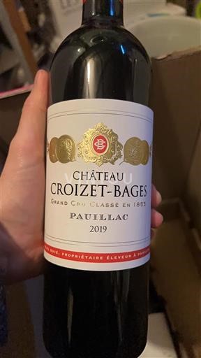 Bordeaux Pauillac Grand Cru Château Croizet-Bages 2019