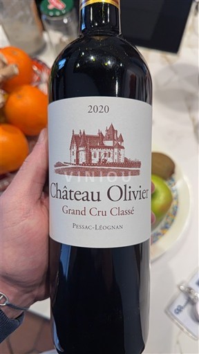 Bordeaux Pessac-Léognan Grand Cru Classé Château Olivier 2020