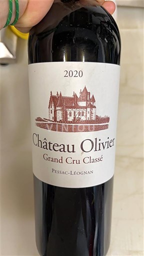 Bordeaux Pessac-Léognan Grand Cru Classé Château Olivier 2020