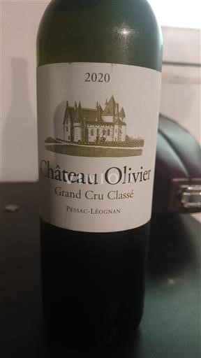 Bordeaux Pessac-Léognan Château Olivier 2020