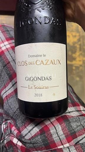 Rona dolina Gigondas Clos des Cazaux Le Souiras 2018