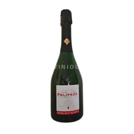 Champagne Sâm-panh PHLIPAUX Grand Brut Réserve Không niên vụ