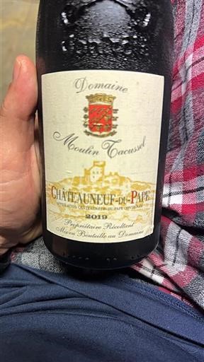 Rhône-dalen Châteauneuf-du-Pape Domaine Moulin Tacussel 2019