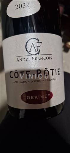 Thung lũng Rhône Côte-rôtie André François Gérine 2022