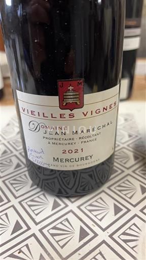 Bourgondië Mercurey Domaine Jean Maréchal Vieilles Vignes 2021