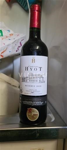 Bordeaux Côtes-de-Bordeaux Château Hyot Réserve 2020