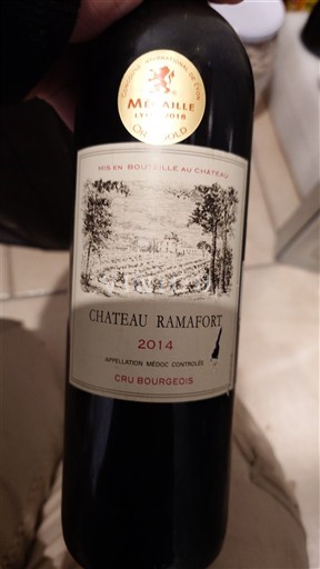 Bordeaux Médoc Cru Bourgeois Château Ramafort 2014
