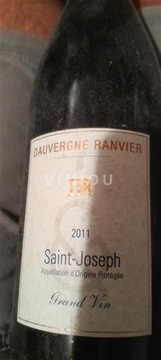 Rhônevallei Saint-Joseph Dauvergne Ranvier 2011