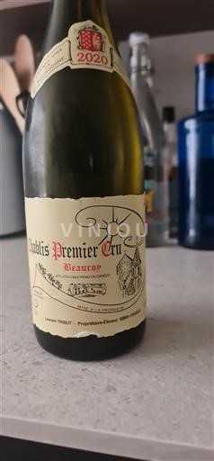 Burgundy Chablis Premier Cru Laurent Tribut Beauroy 2020