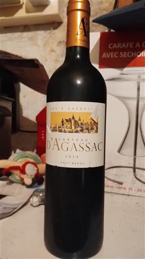 Bordéus Haut-Médoc Château Agassac 2014