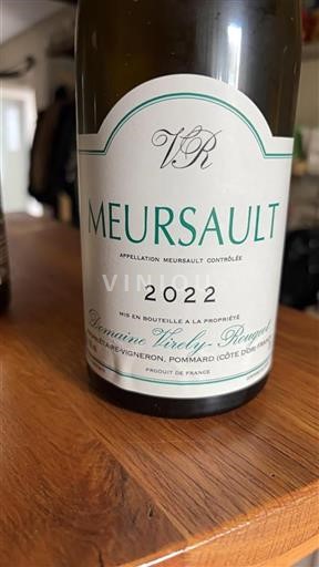 Burgund Meursault Domaine Virely-Rougeot 2022