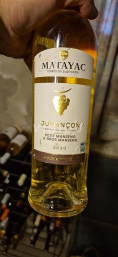 Zuidwest-Frankrijk Jurançon Matayac 2020