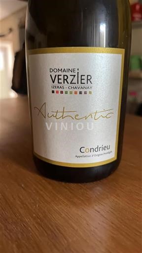 Rhônetal Condrieu Domaine Verzier Authentic Ohne Jahrgang