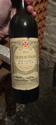 Bordeaux Pomerol Château Gazin 1984