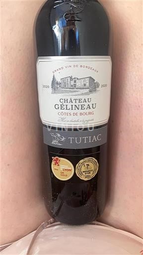 Burdeos Côtes-de-bourg Château Gélineau Tutiac 2020