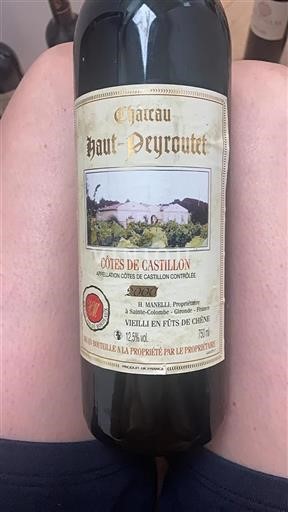 Bordeaux Nespecifikováno Château Haut-Peyroutet 2000