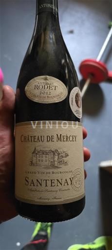 Borgogna Santenay Château Mercey 2012