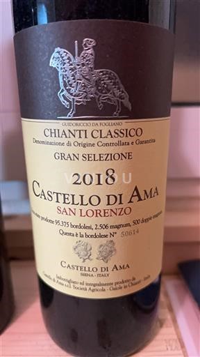 Toscana Chianti Classico Castello di Ama San Lorenzo 2018