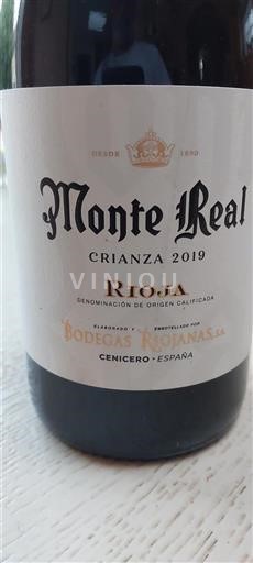 La Rioja Rioja Bodegas Riojanas Monte Real Crianza 2019