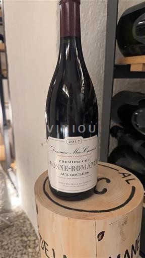 Bourgogne Vosne-romanée Premier Cru Domaine Méo-Camuzet Aux Br%c3%bbl%c3%a9es 2017