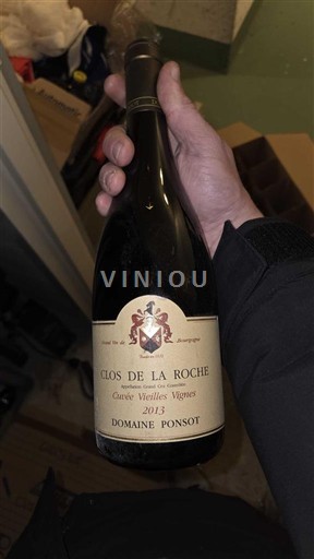 Burgundi Clos-de-la-roche Grand Cru Domaine Ponsot Vieilles Vignes 2013