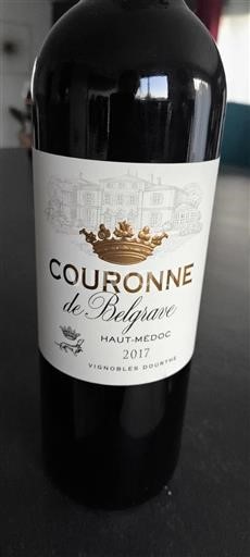 Bordeaux Haut-Médoc Belgrave Couronne de Belgrave 2017