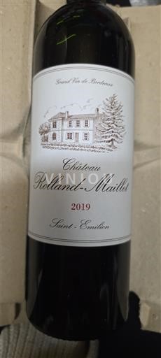 Bordeaux Saint-Émilion Château Rolland-Maillet 2019