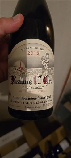 Bourgogne Ospecificerad Premier Cru Sainson-Rossignol Les Teurons 2018