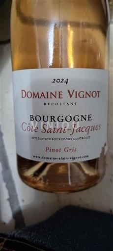Burgundy Domaine Vignot 2024