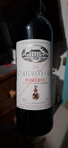 Bordéus Pomerol Château Samson 2015