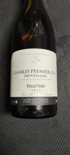 Borgoña Chablis Premier Cru Gérard Perseynot Vieilles Vignes 2011