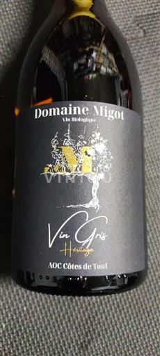 Lothringen Côtes-de-Toul Domaine Migot Vin Gris Héritage 2022